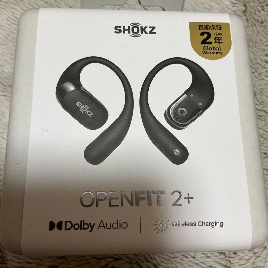 SHOKZ OPENFIT 2+ ブラック　新品　保証書付き