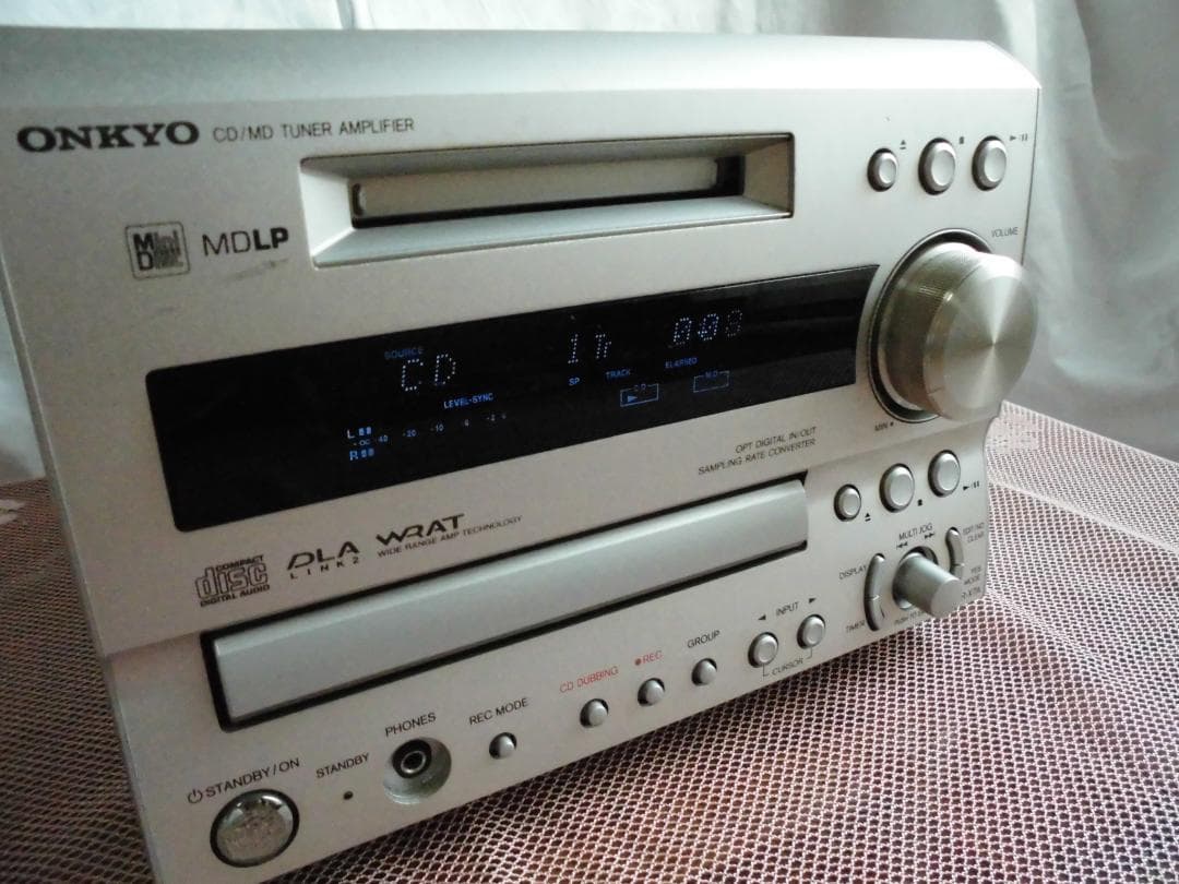 ONKYO　FR－SX7A　ミニコンポ　スピーカー付き　リモコン・取扱説明書付き