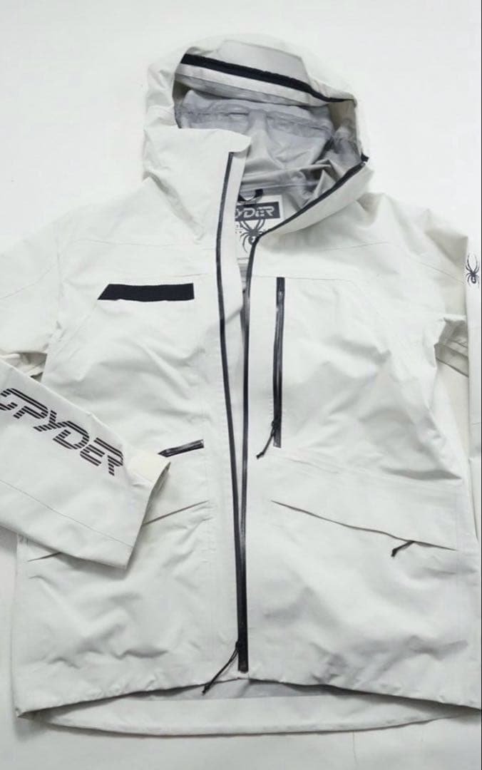 【美品】Spyder ホワイト スキーウェア