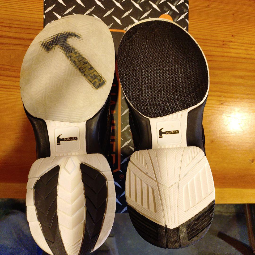 HAMMER ボウリングシューズ ブラック/ゴールドサイズ27.5センチ