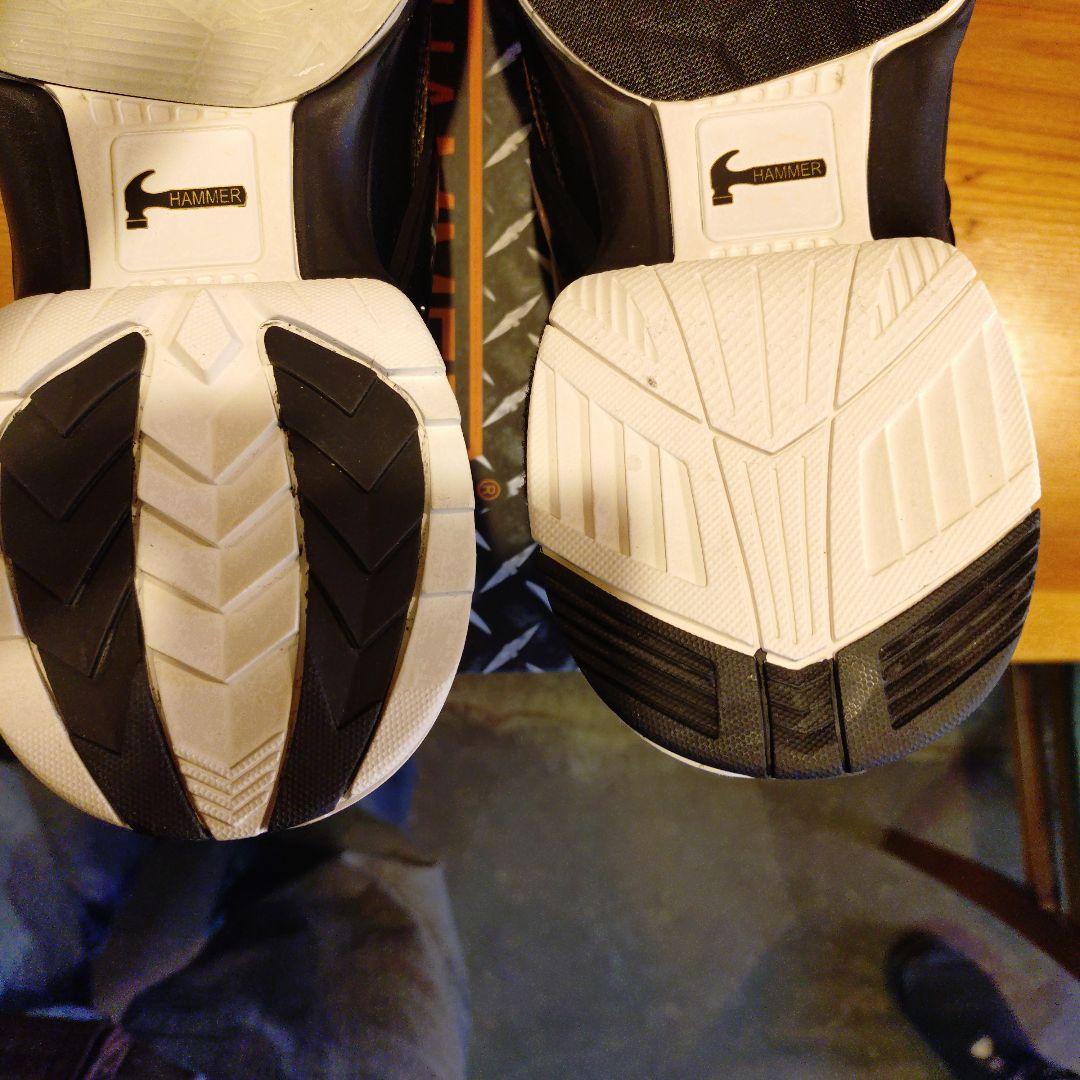 HAMMER ボウリングシューズ ブラック/ゴールドサイズ27.5センチ