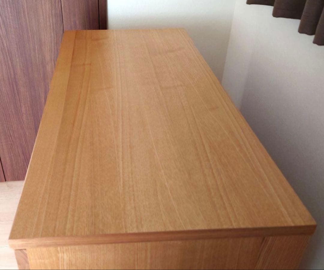 スヌ　美品 無印良品 脚付き木製チェスト4段