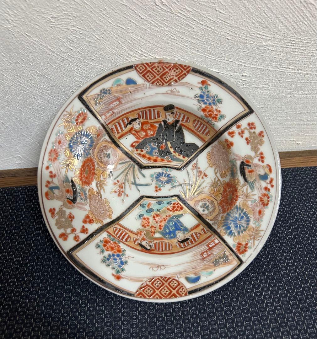 月末セール(10月末迄) 古伊万里　肥蝶山　(５客)