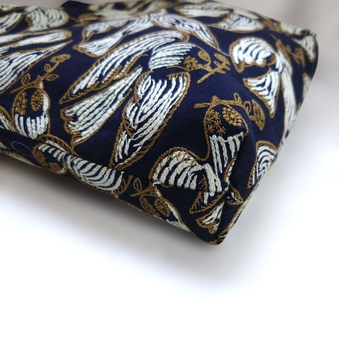 ミナペルホネン　両面followingday マチ有りトートバッグ