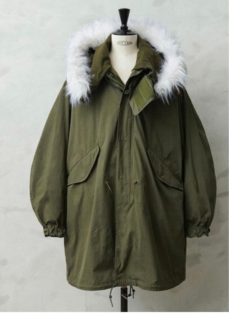 WM-65 モッズコート　復刻版オリーブ