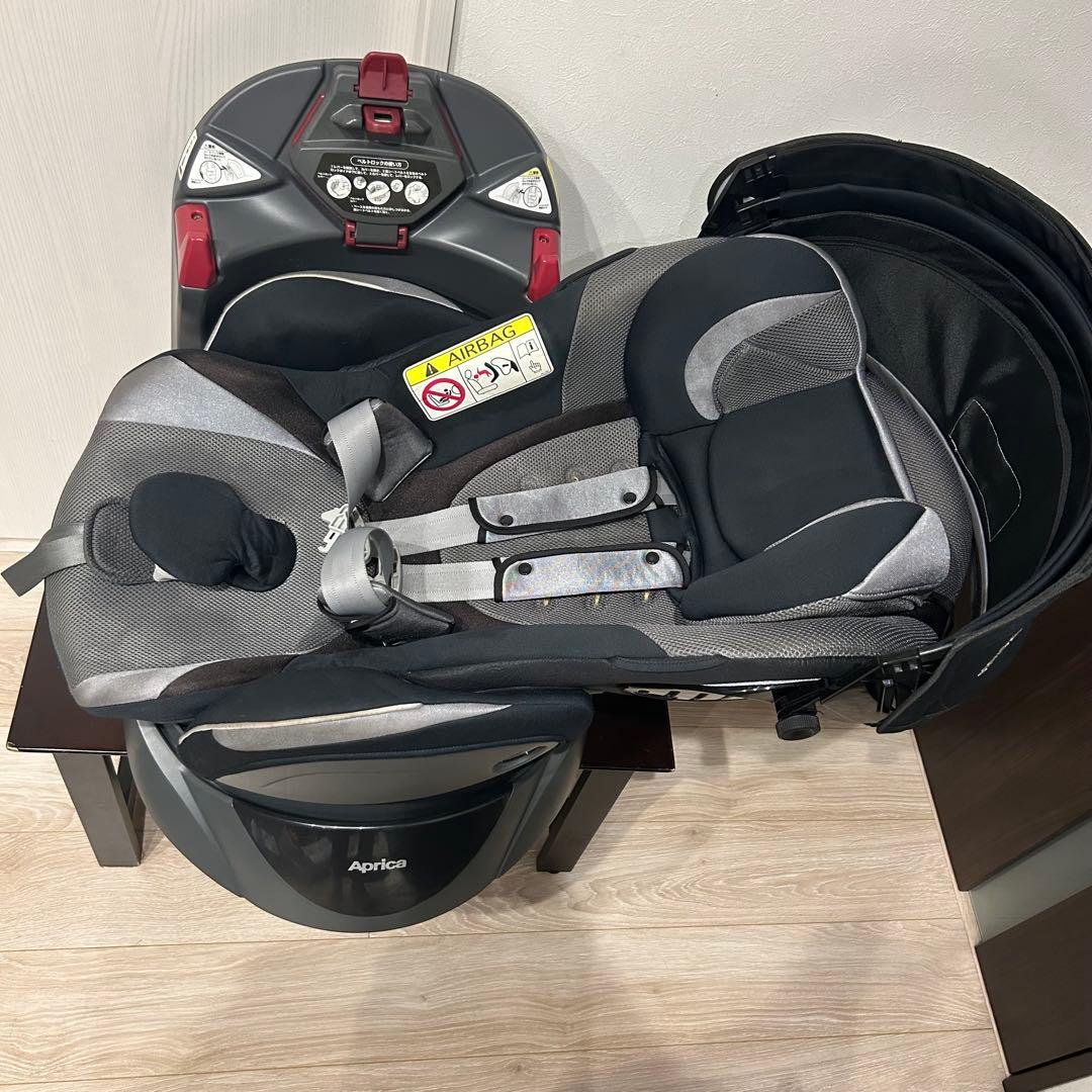 チャイルドシート 回転式 シェード付き Aprica Fladea Raxuto