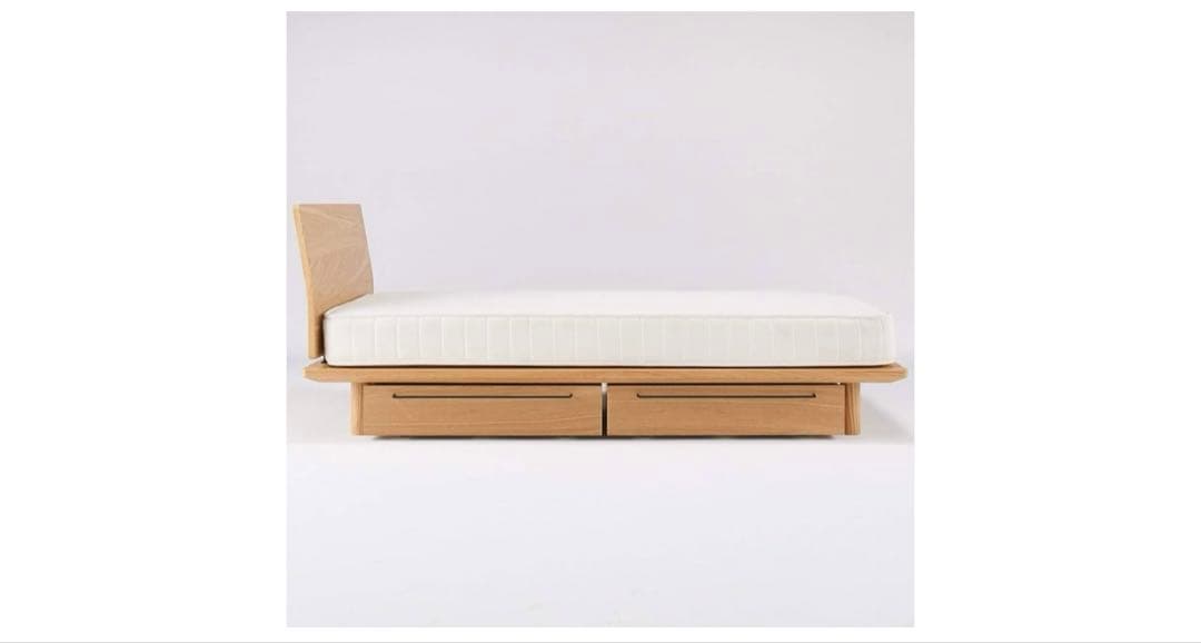 無印良品　ベッド下収納　大　オーク材　未使用品 2個セット　ふた2個付き