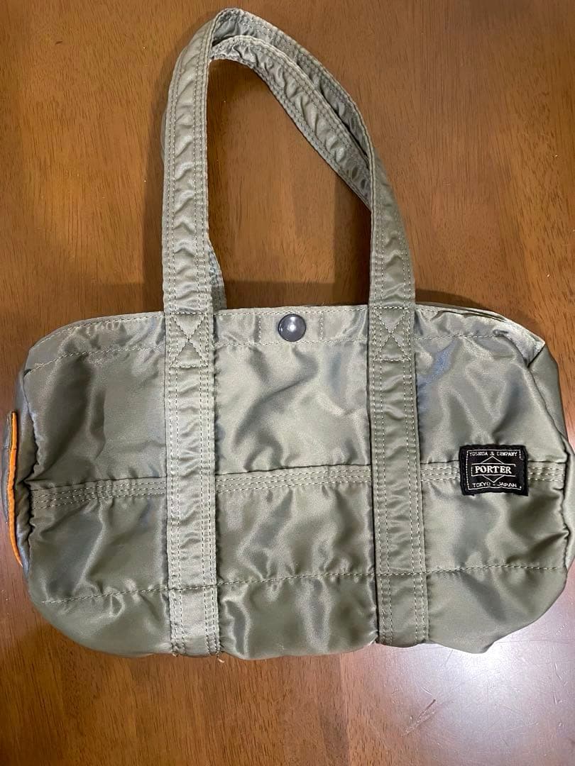 PORTER TANKER ダッフルバッグ S グリーン ミニボストン