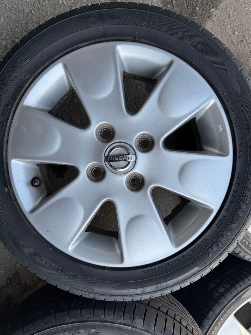 ①すみっコぐらし 日産純正　4本セット 165/55R14 【A0036】