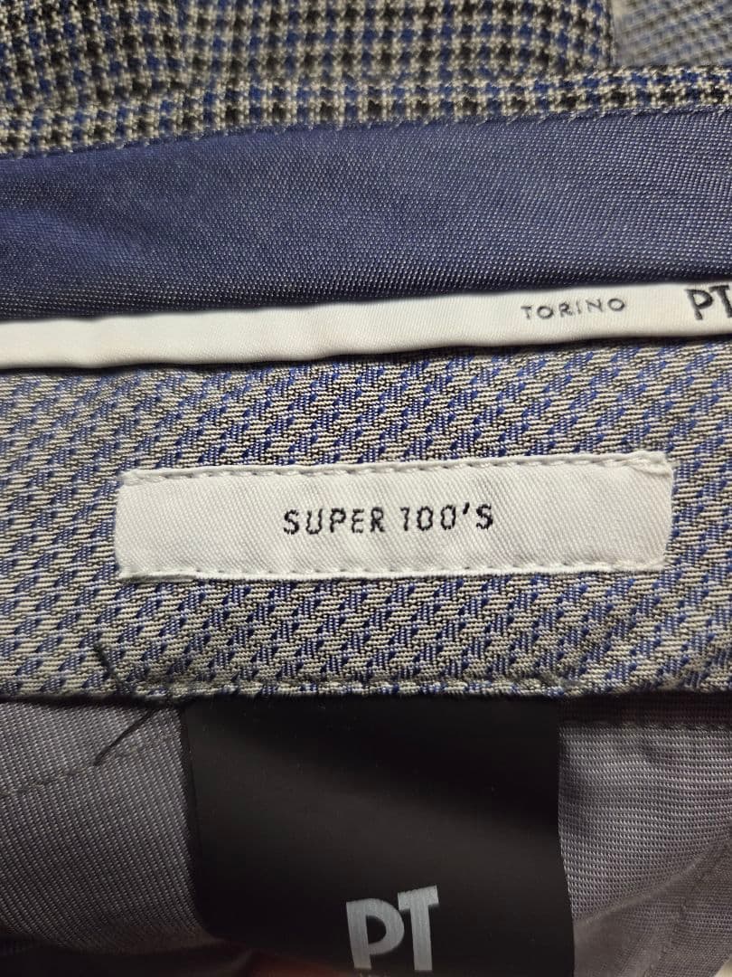 【新品】ピーティートリノ　PREPPY　2p　Super100　青系　50　春夏