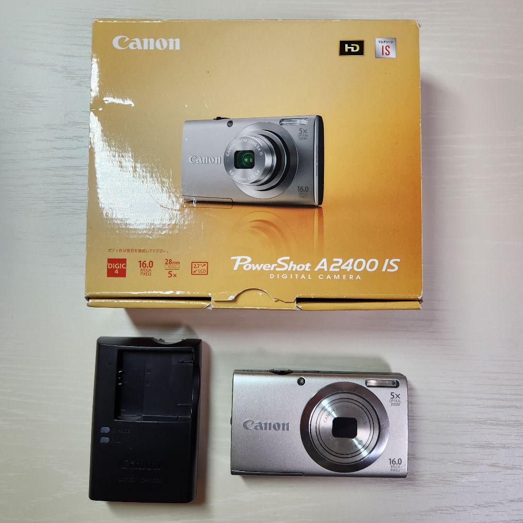 Canon デジタルカメラ PowerShot A2400IS シルバー