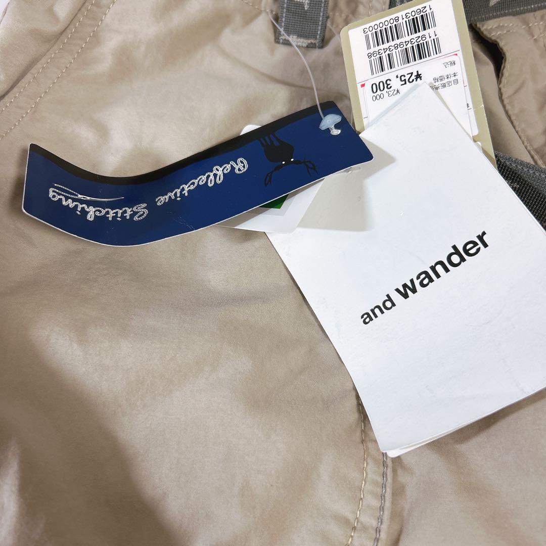 アンドワンダー パンツ　ナイロンクライミングパンツ リフレクター レディース