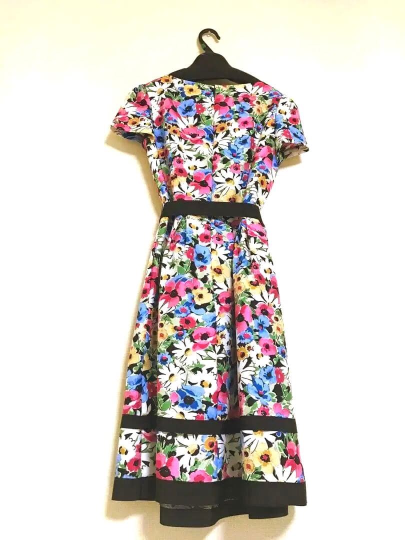 SALE❤️エムズグレイシー ❣️フラワープリントワンピース 38