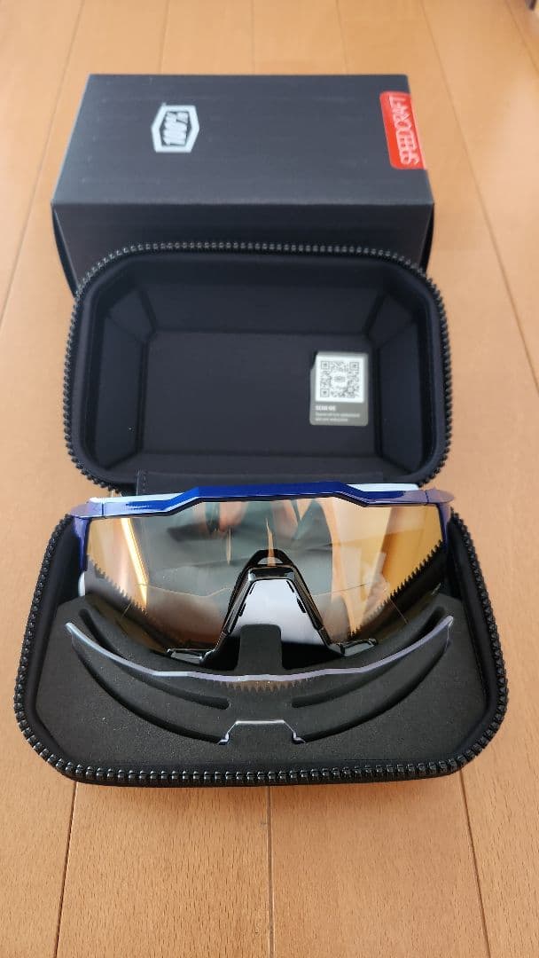 100％ サングラス スピードクラフト Gloss Cobalt Blue