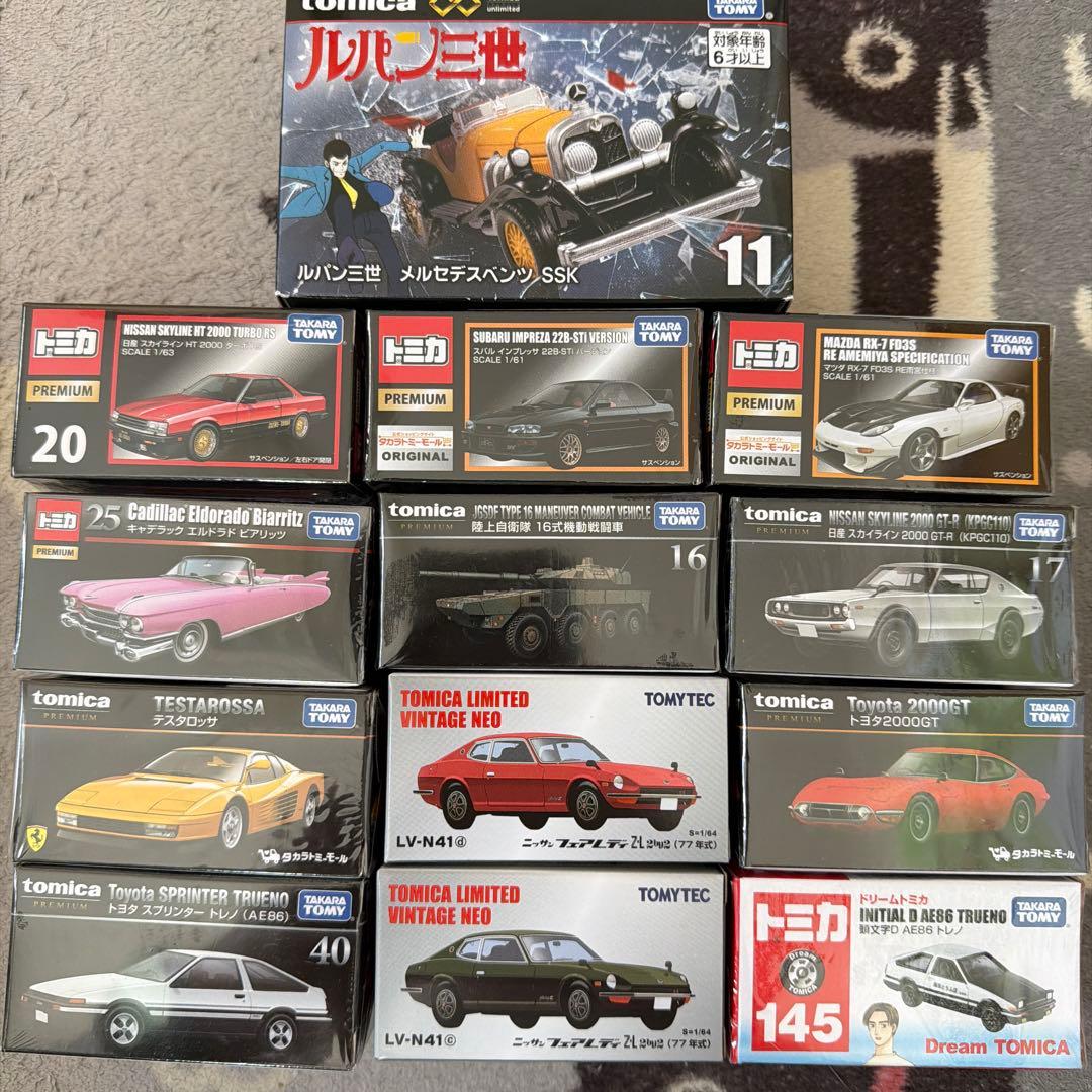 新品未開封　トミカプレミアム　etc 13点SET
