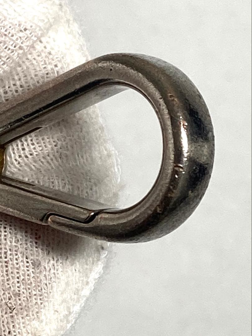 PRADA プラダ　サフィアーノ　シルバー金具　キーホルダー　キーリング