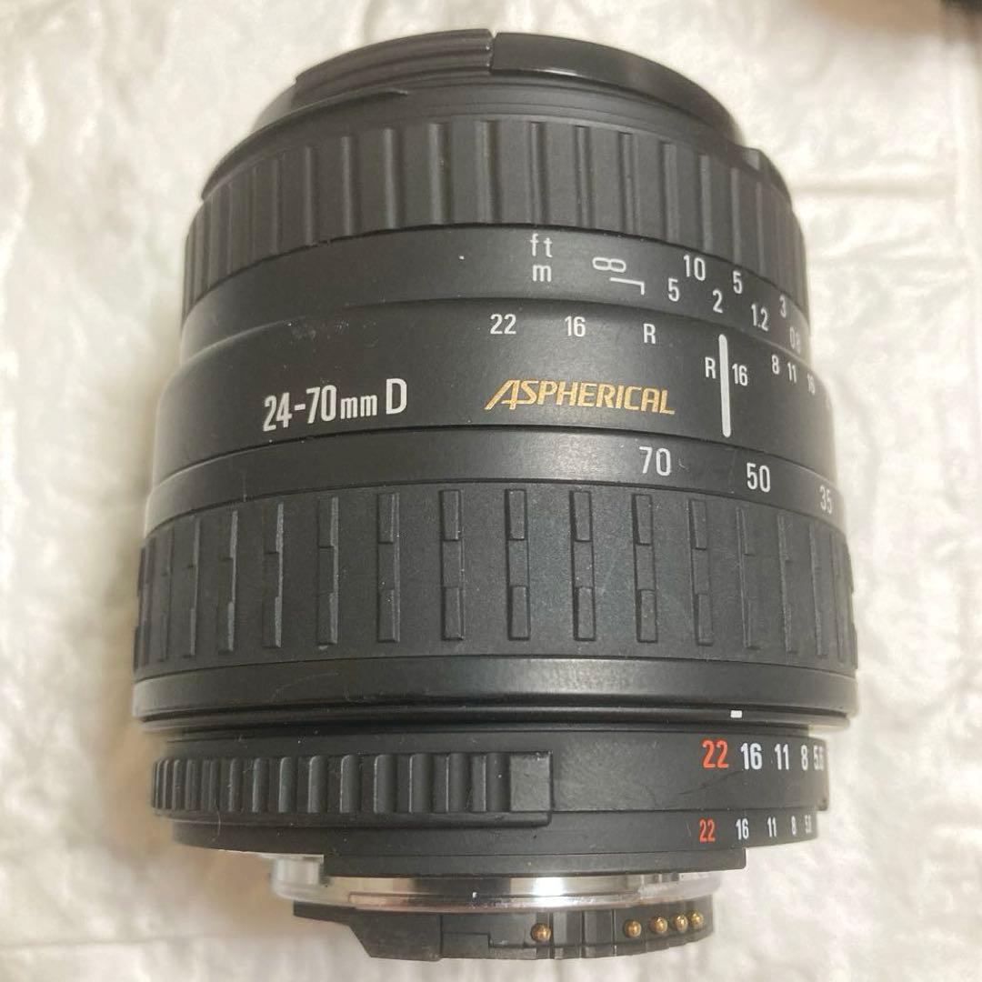 Nikon F60D 、SIGMA 24-70mm 、70-300mm バッグ