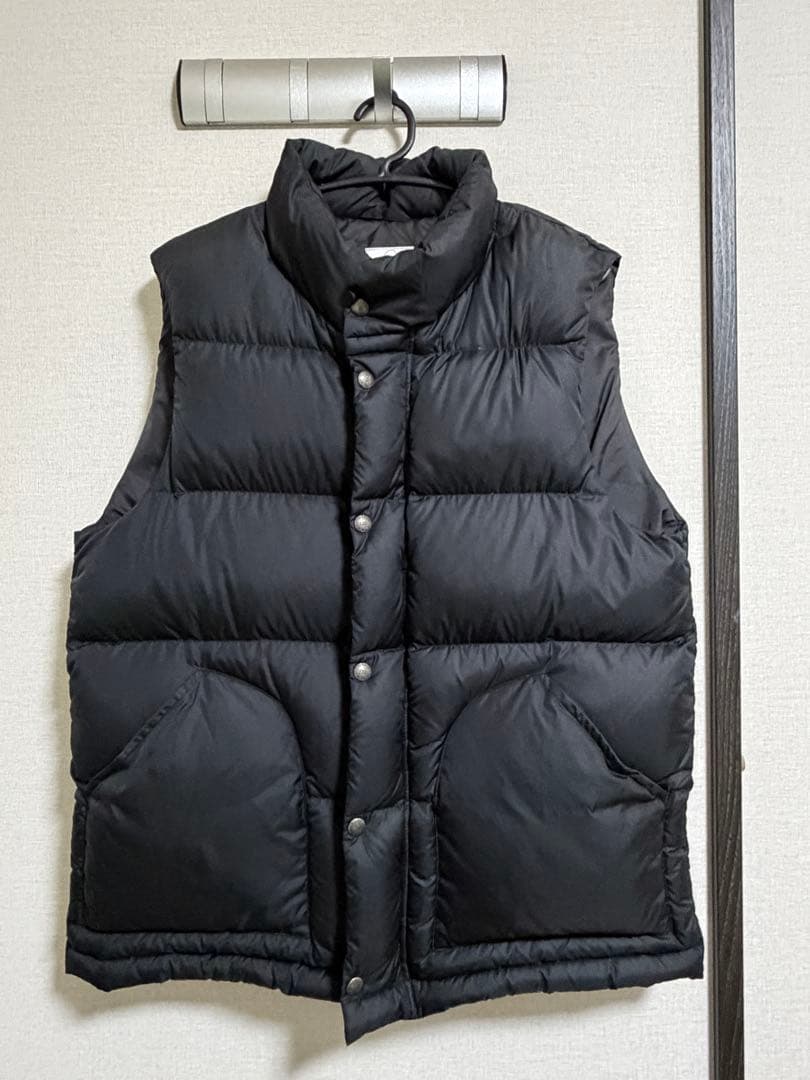 SIERRA DESIGNS ブラックダウンベスト USA M / JPN L