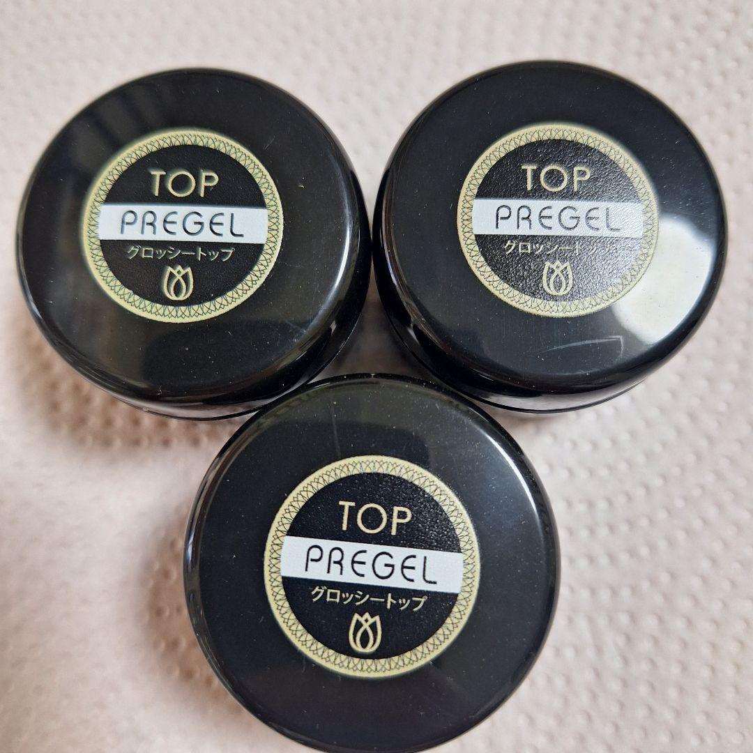 PRE GEL プリジェル　グロッシートップ15g　3個セット