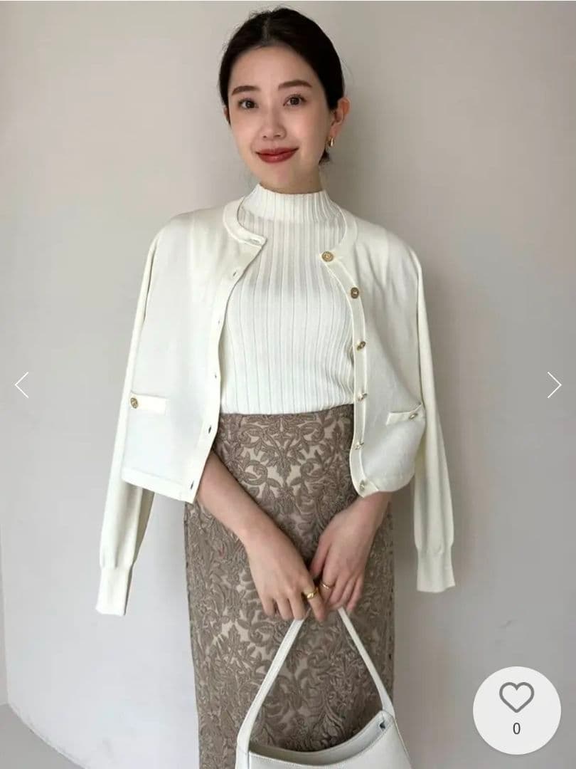 anuans シルクブレンドベーシックニット アンサンブル