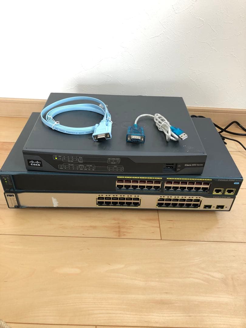【CCNA、CCNP】ルーター、Cisco L3、L2スイッチ2960色々