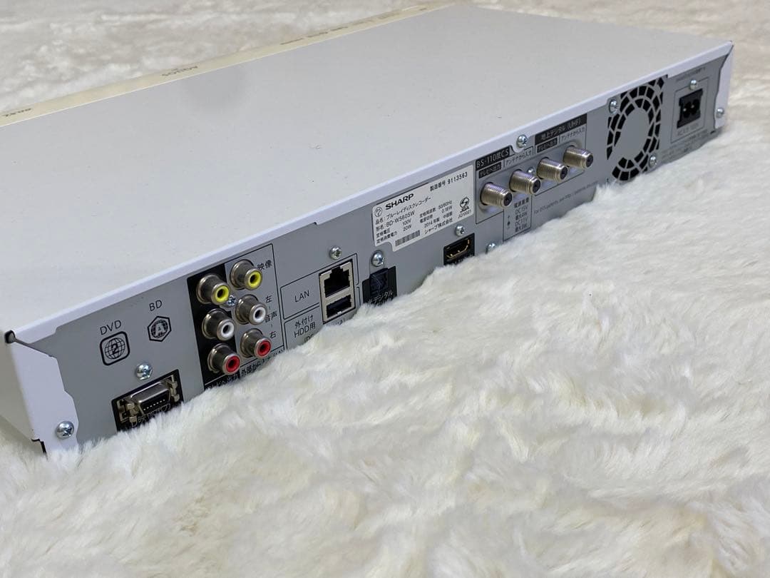 シャープ　AQUOS ブルーレイディスクレコーダー