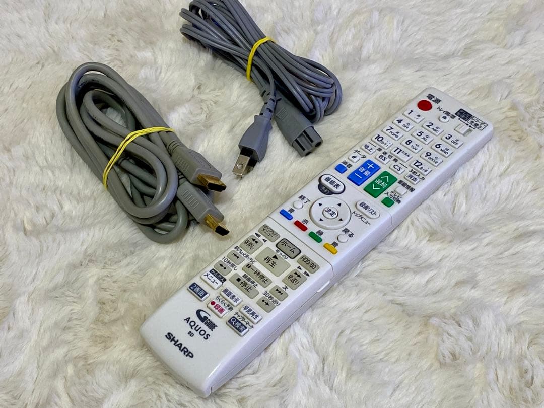 シャープ　AQUOS ブルーレイディスクレコーダー