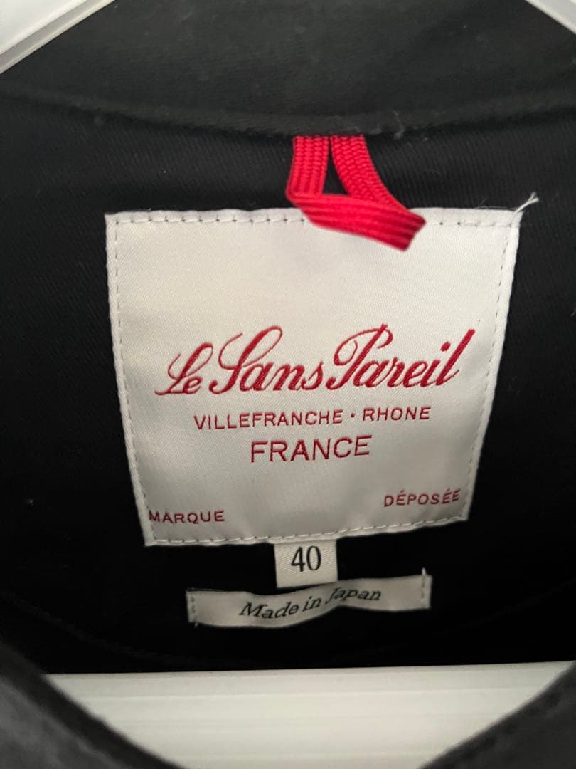 【美品/限定レア】ルサンパレイユ 2nd 別注 ブラックモールスキン ジャケット