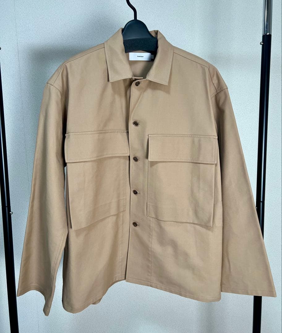 Double Cloth Peach Military Shirtグラフペーパー