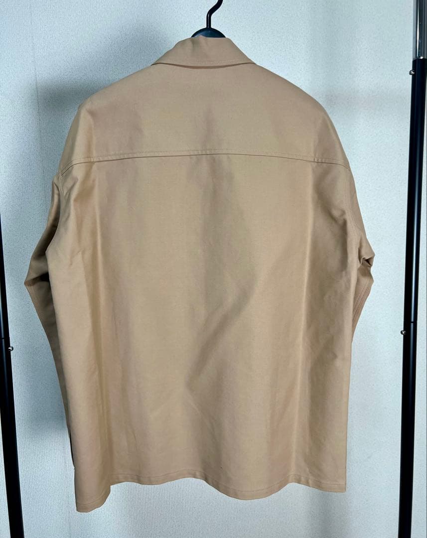 Double Cloth Peach Military Shirtグラフペーパー