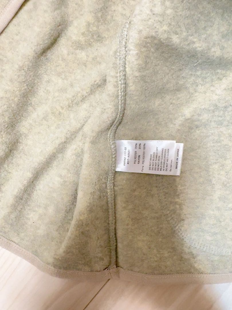 未使用品DANTON(ダントン)フリース カラーレスベスト レディース36