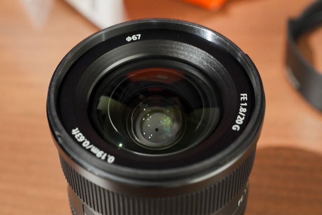 【美品】SONY FE 20mm f1.8 G 単焦点レンズ