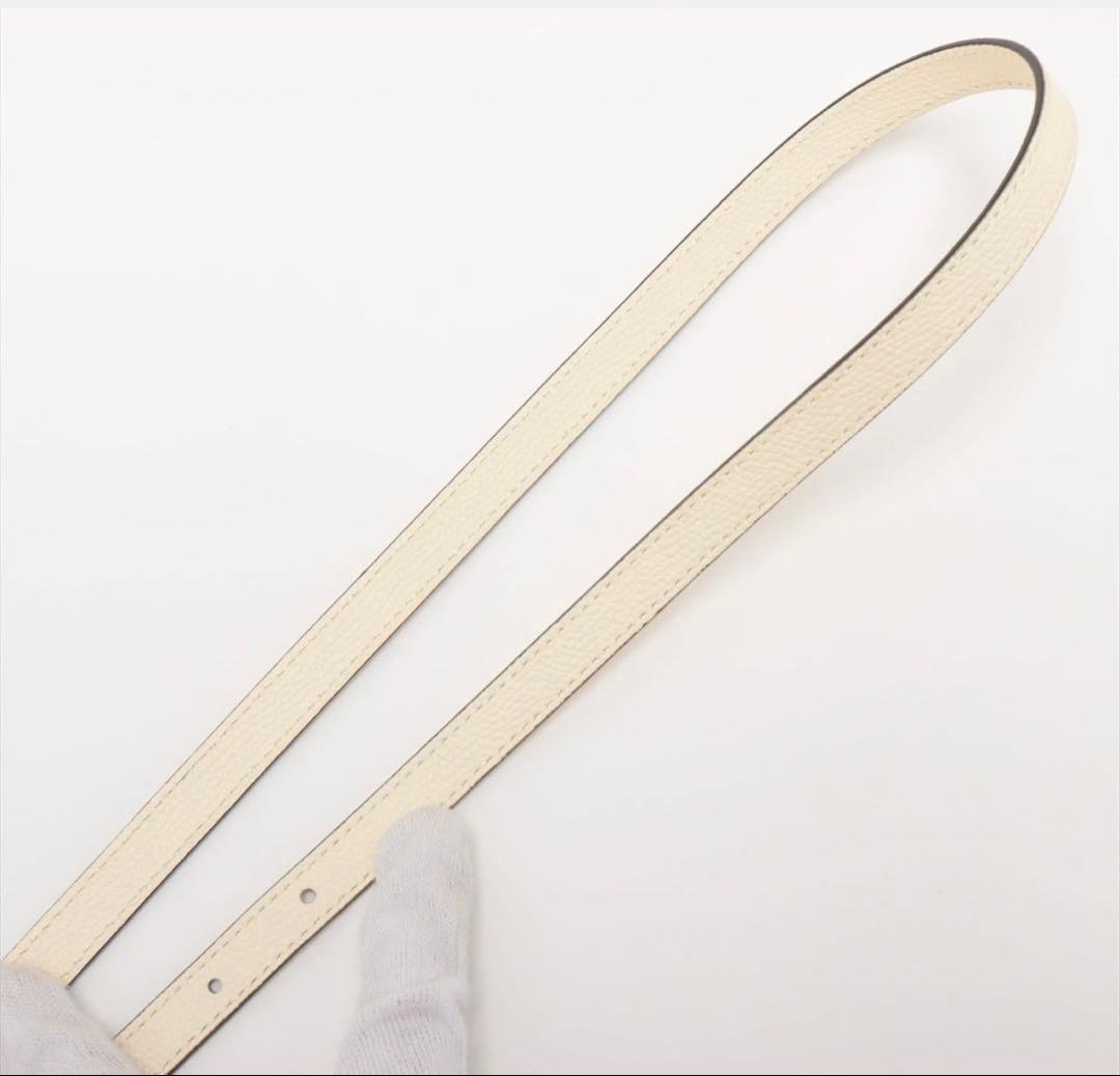 ★美品★ ヴァレクストラ VALEXTRA ミニ イジィデ ホワイト