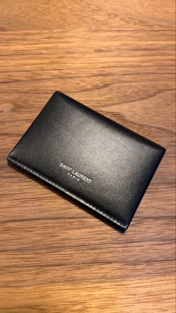 SAINT LAURENT ブラック名刺入れ　新品未使用