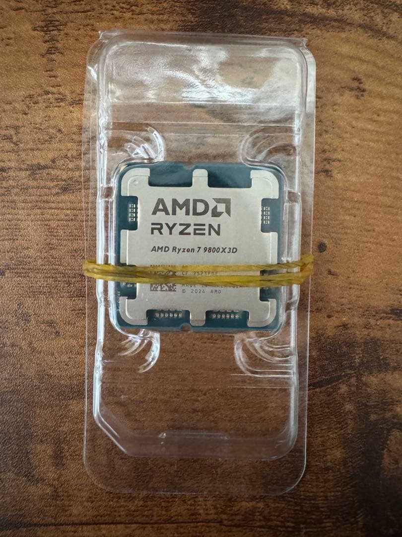 【新品未使用】AMD Ryzen 7 9800X3D バルク品　動作保証