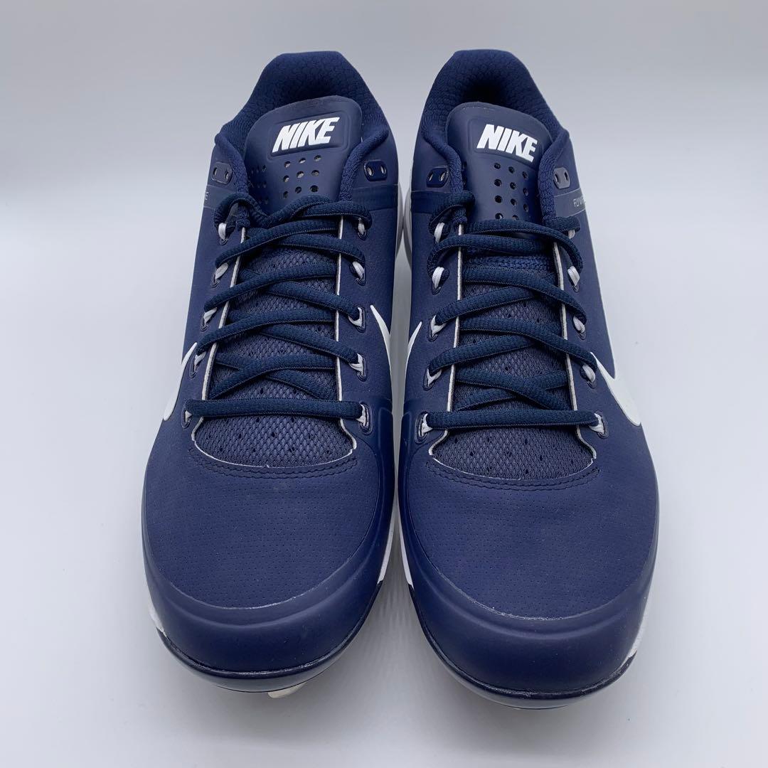 NIKE 野球　スパイク　金具　ネイビー　紺 28㎝ ローカット 軽量