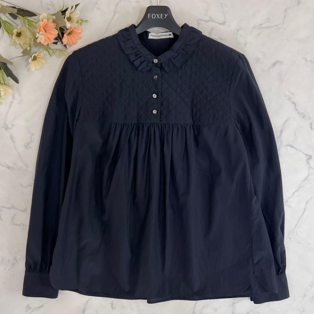 mina perhonen rosee キルティング シャツ ブラウス