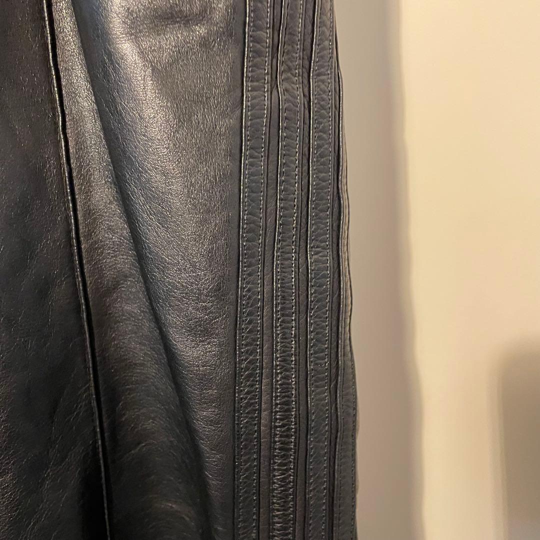 やまち　UNUSED レザートラックパンツ UW0647 サイズ1