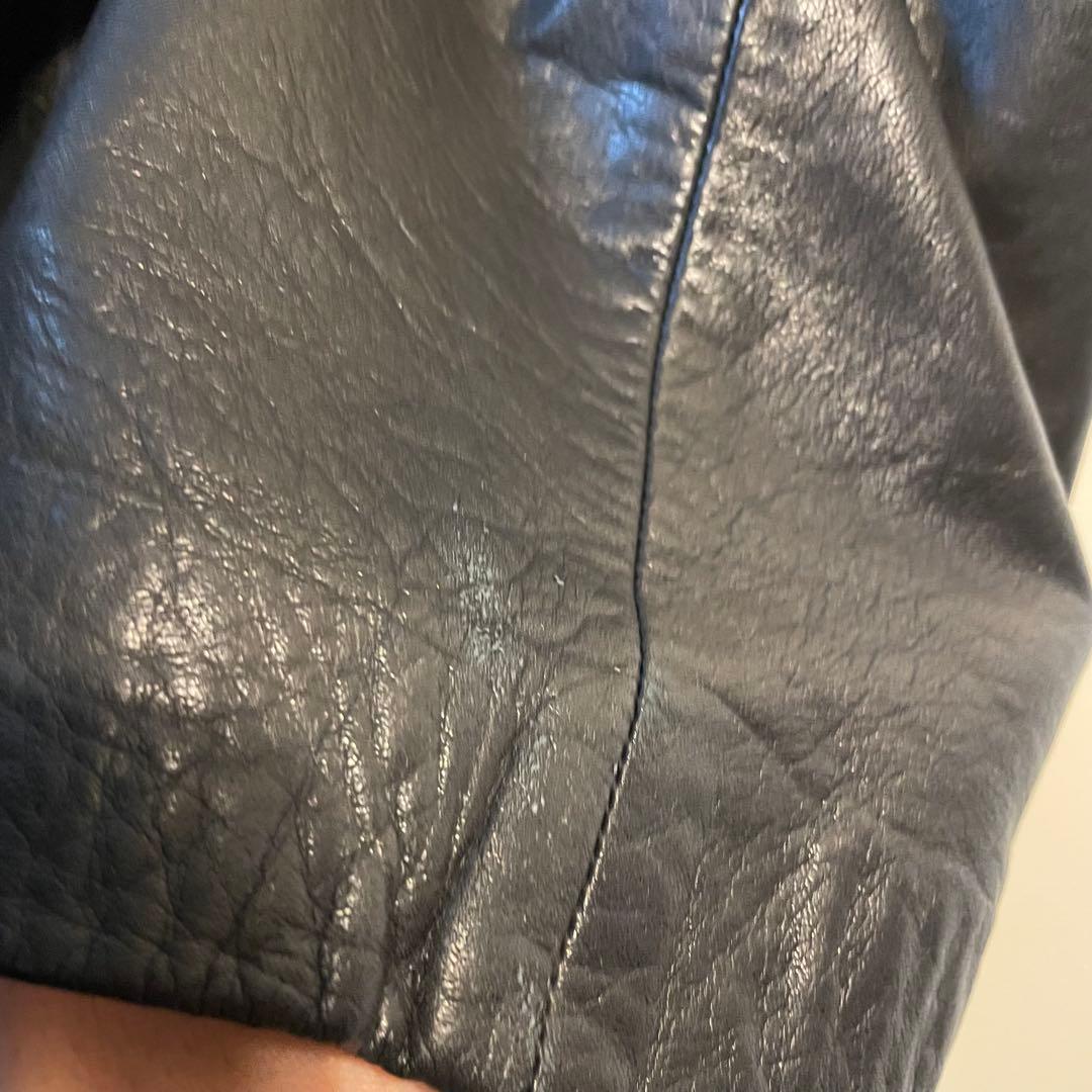 やまち　UNUSED レザートラックパンツ UW0647 サイズ1