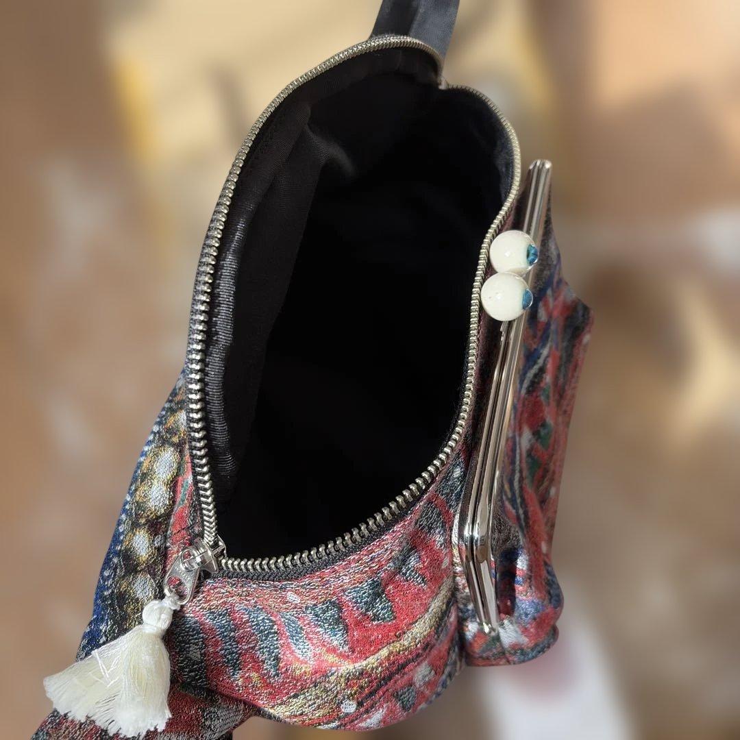 REITXCO ゴブラン織　エスニックボディバッグ