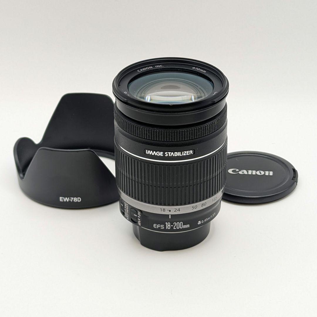 レンズ(ズーム) Canon EF-S 18-200mm f3.5-5.6 IS
