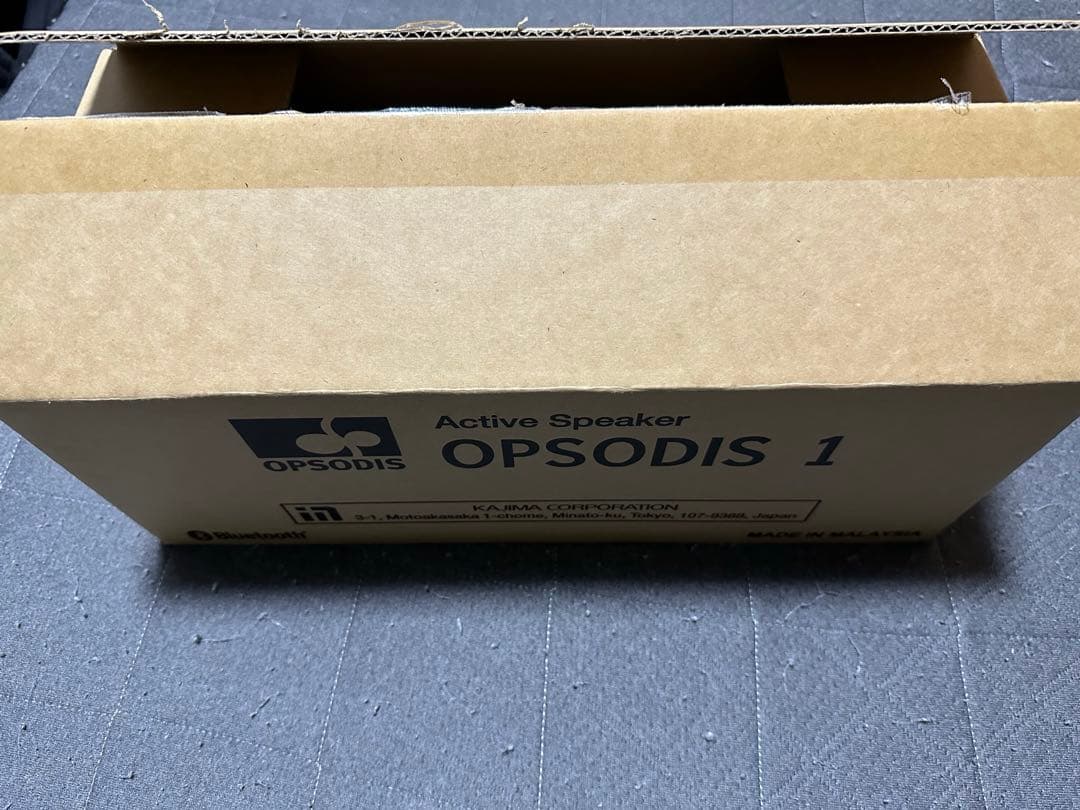 動作確認済　OPSODIS 1 アクティブスピーカー　鹿島　シルバー