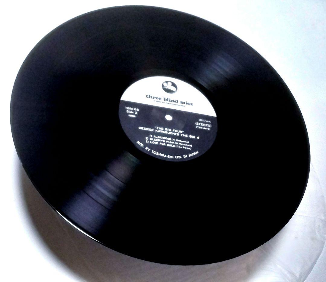 (NM極美盤)tbm ジョージ川口 THE BIG 4 中古年代物帯つき美品