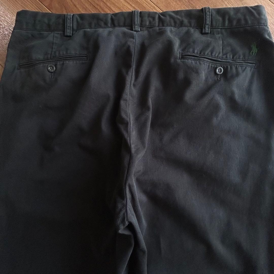 ⭐️使用感の少ない美品90s⭐️ポロ ラルフローレン チノパン 黒 38T/36