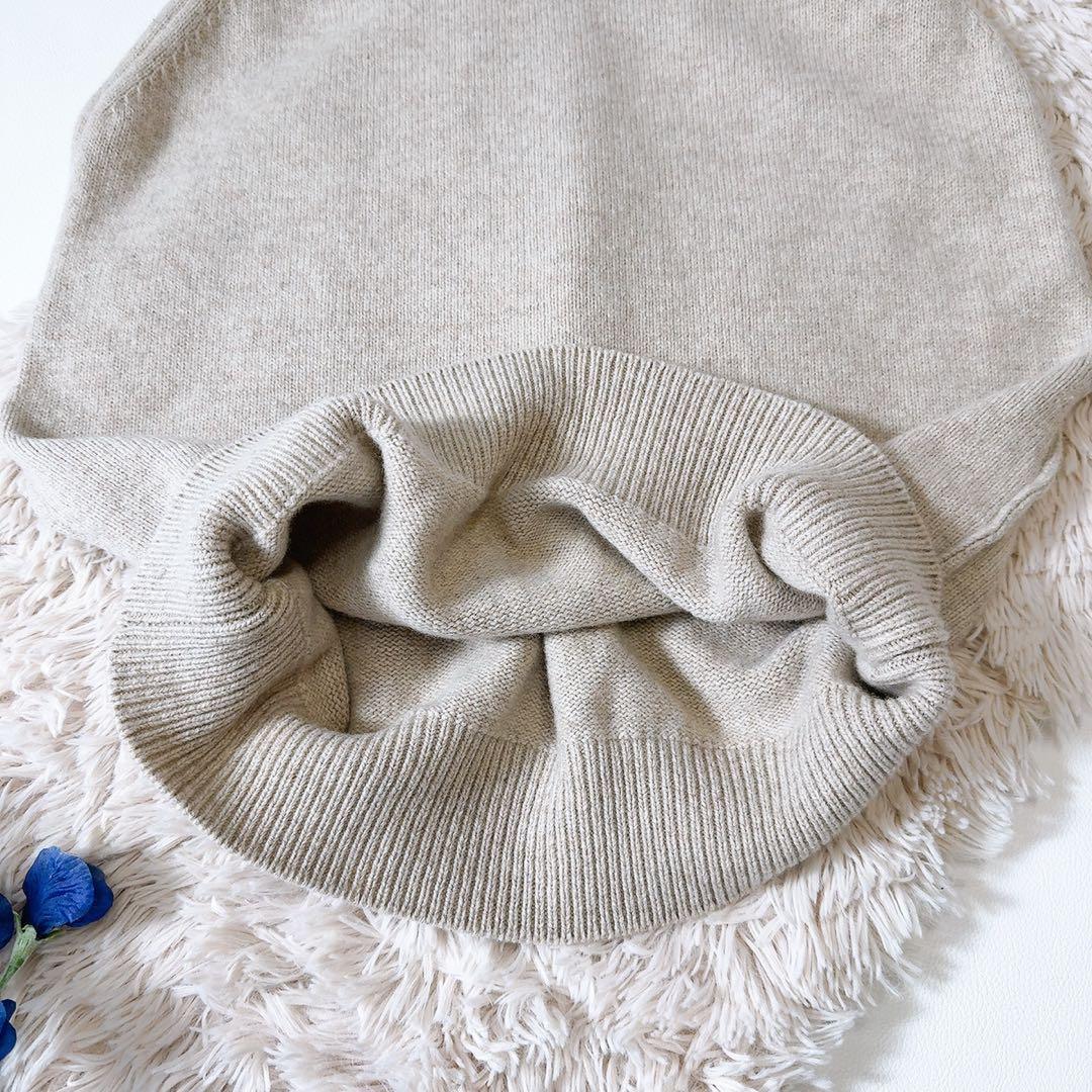 未使用級ꕥ北欧暮らしの道具店 あったかウールニットベスト いつものコーデが広がる