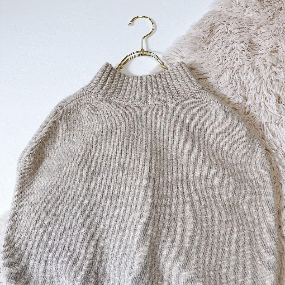 未使用級ꕥ北欧暮らしの道具店 あったかウールニットベスト いつものコーデが広がる