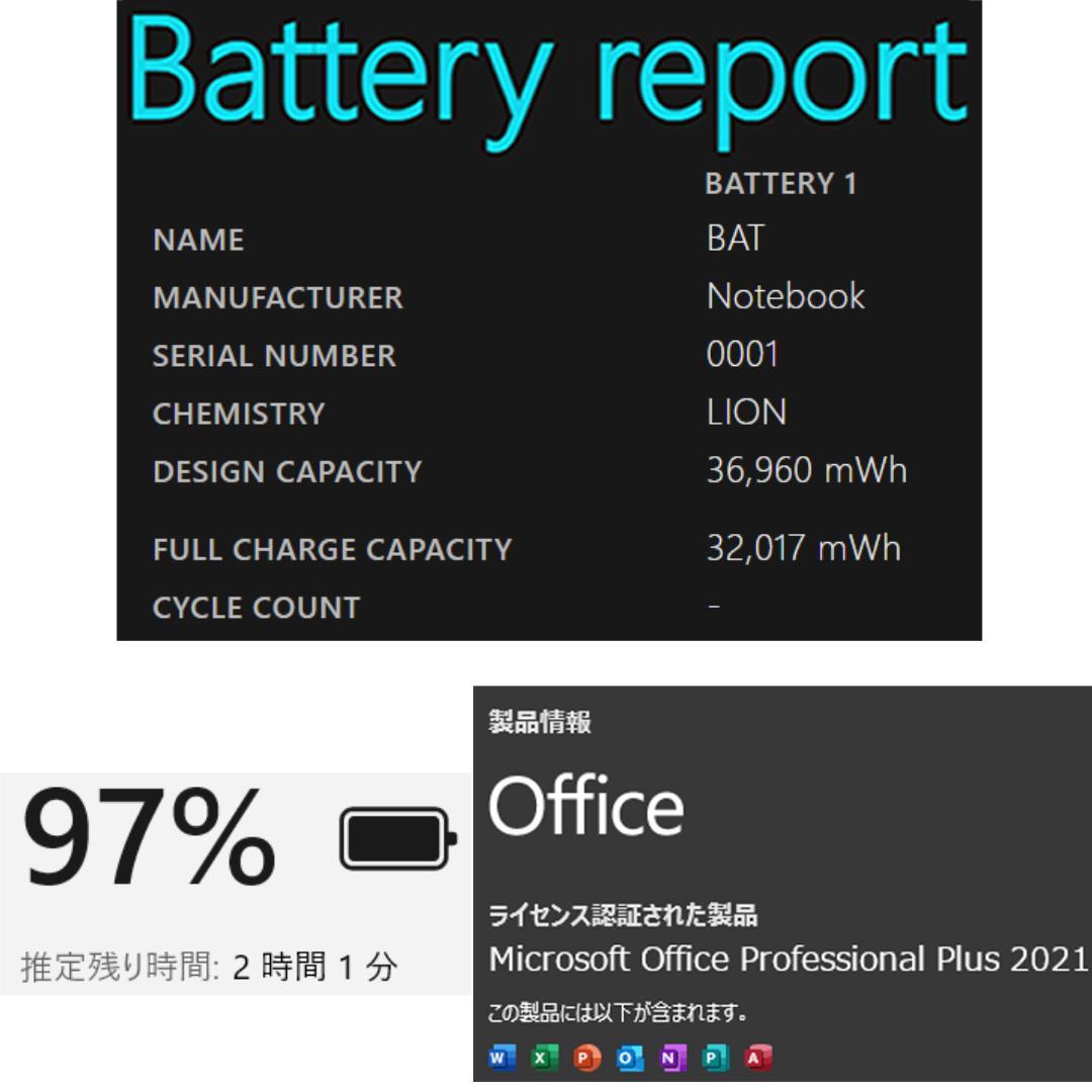 軽量 Core i7 フルHD14インチ 新品SSD512GB メモリ16GB