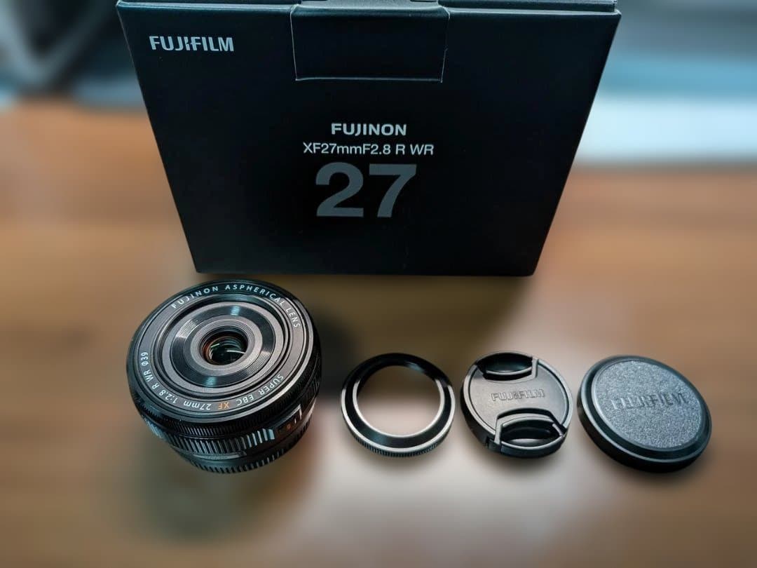美品 FUJIFILM XF27mmF2.8 R WR レンズ