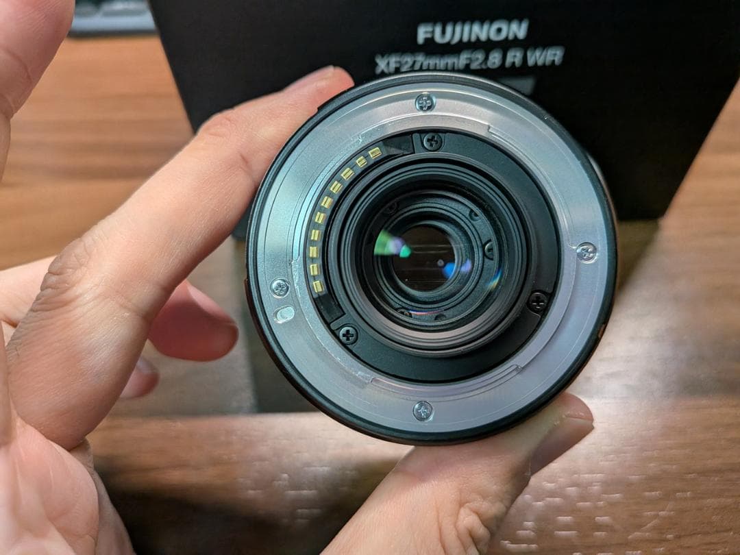 美品 FUJIFILM XF27mmF2.8 R WR レンズ