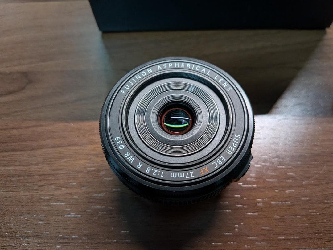 美品 FUJIFILM XF27mmF2.8 R WR レンズ